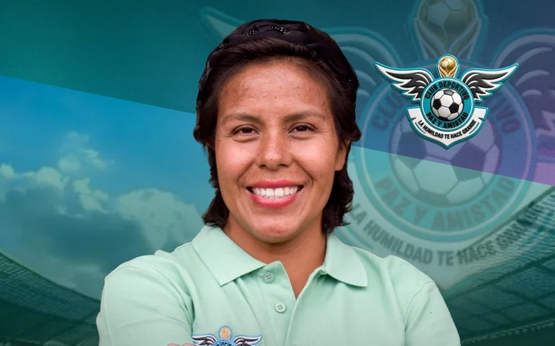 Selina Chávez, administradora y coach del Club Deportivo Paz y Amistad
