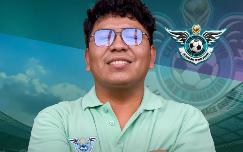 Alex Sanca, diseñador y responsable audiovisual del Club Deportivo Paz y Amistad