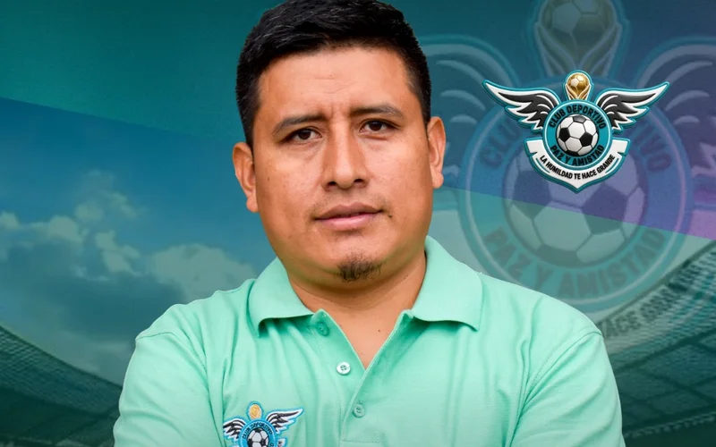 Ervin Cusimayta, entrenador del Club Deportivo Paz y Amistad